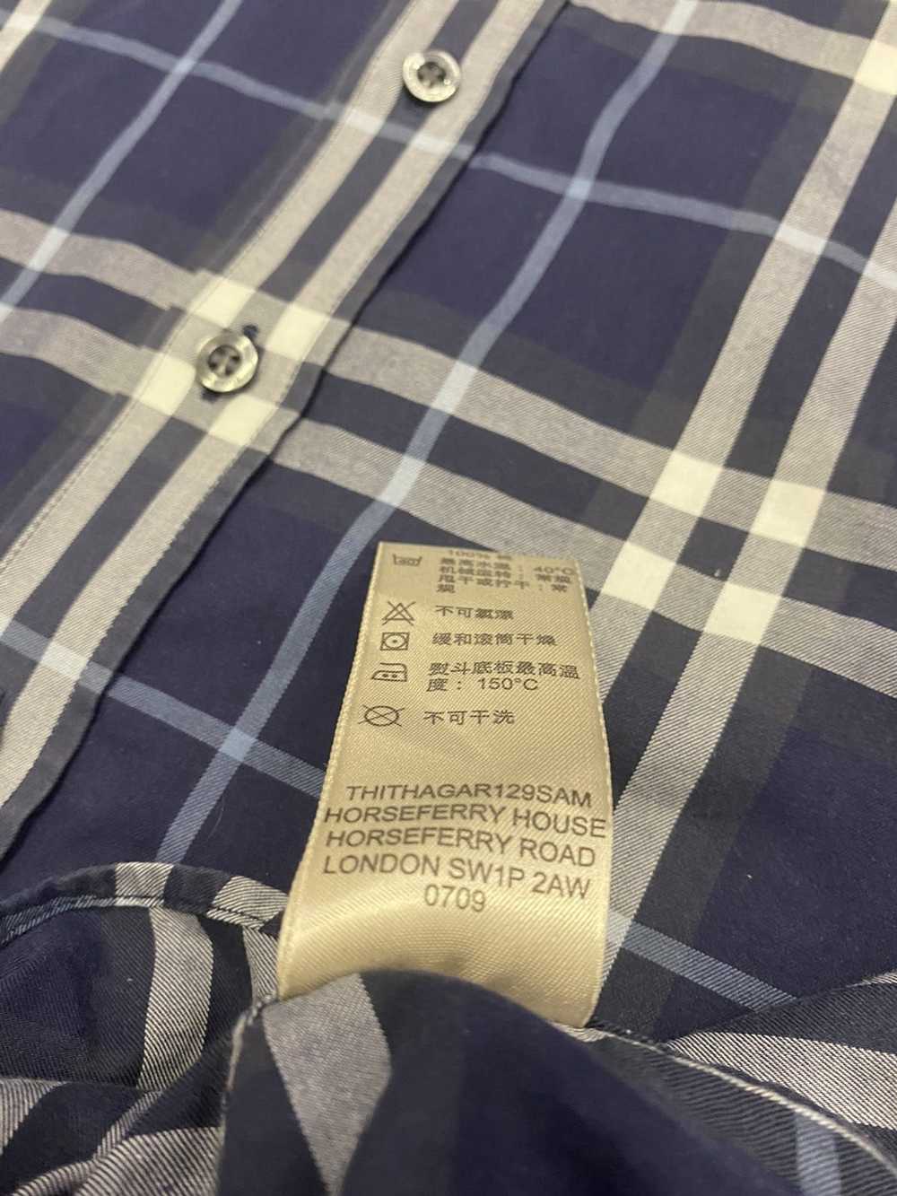 Burberry Burberry British Shirt Blue RARE 🔥 US L - image 6