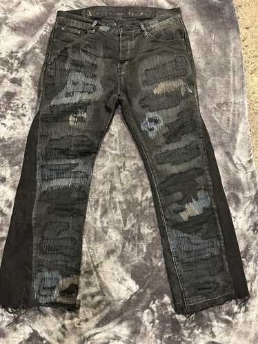 1 Of 1 × Custom Punk flair denim