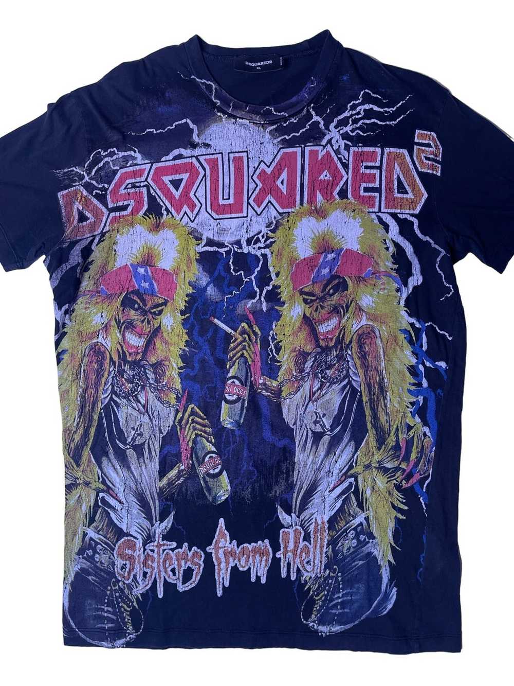 Dsquared2 Dsquared2 sisters from hell rock T shirt - image 4