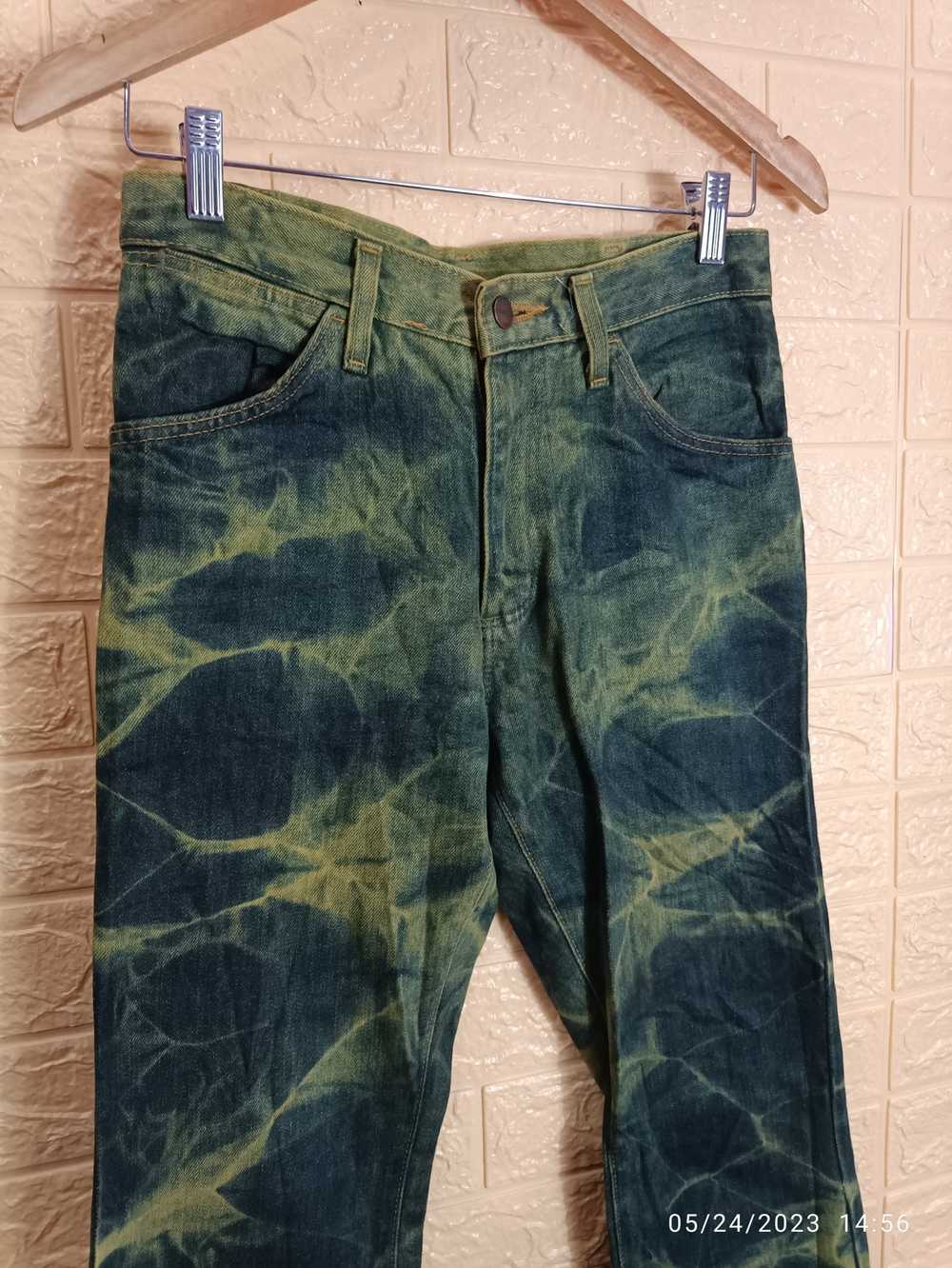 Wrangler Vintage Wrangler Blue Bell Tie Dye Flare… - image 3