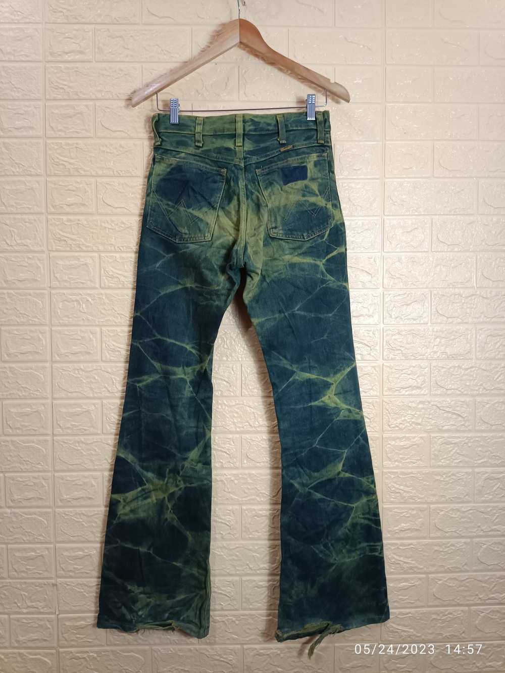 Wrangler Vintage Wrangler Blue Bell Tie Dye Flare… - image 7