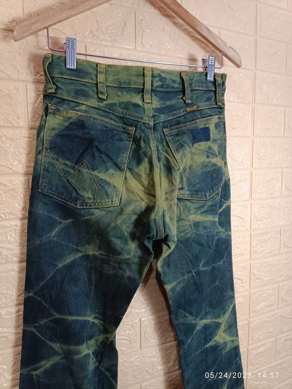 Wrangler Vintage Wrangler Blue Bell Tie Dye Flare… - image 8