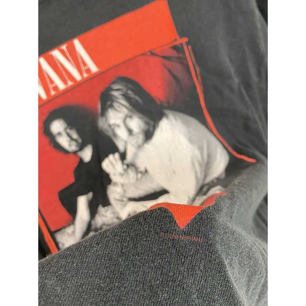 Band Tees × Vintage VTG Y2K Nirvana Kurt Cobain G… - image 5