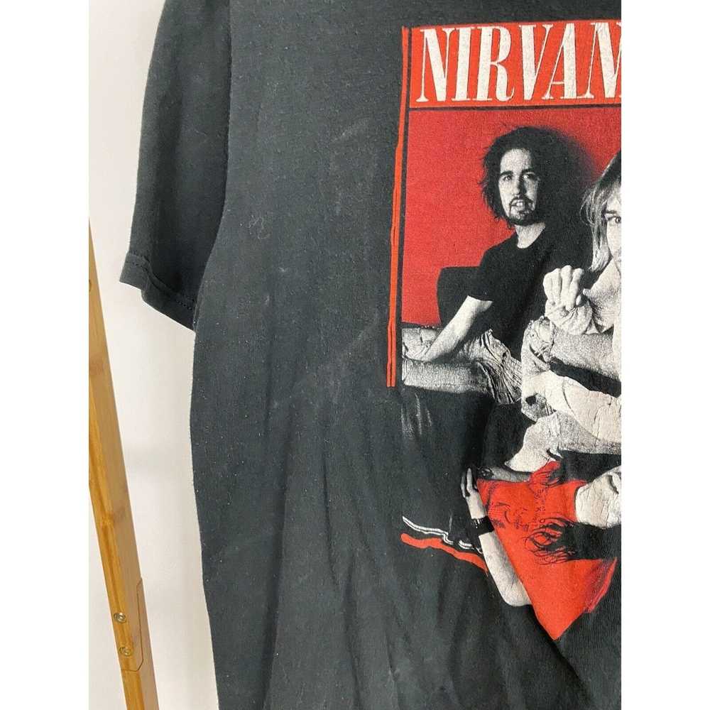 Band Tees × Vintage VTG Y2K Nirvana Kurt Cobain G… - image 6