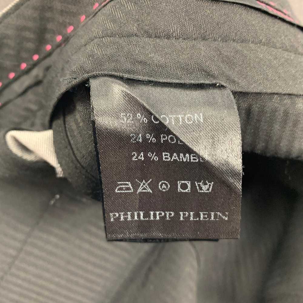 Philipp Plein Light Gray Cotton Blend Single Butt… - image 10