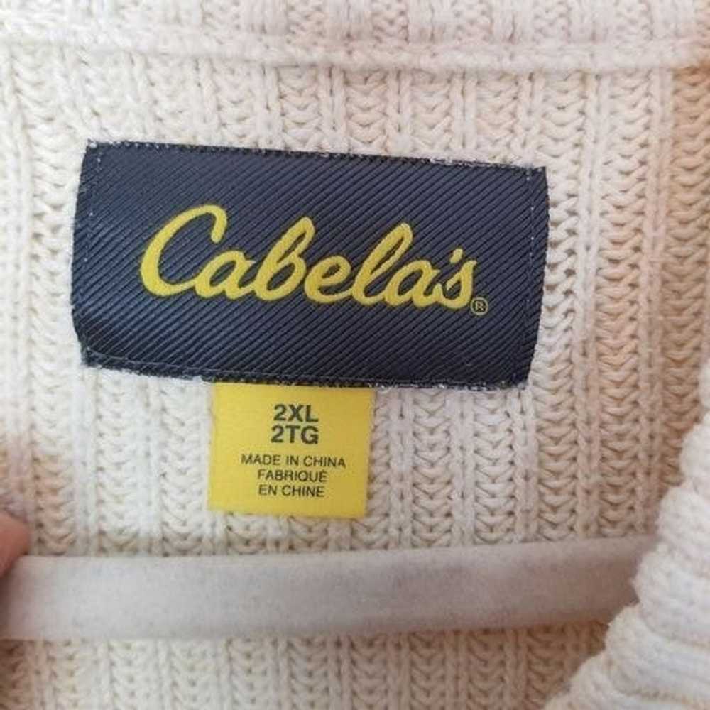 Cabelas Cabela's 2XL Knitted Long Sleeves V-Neck … - image 6