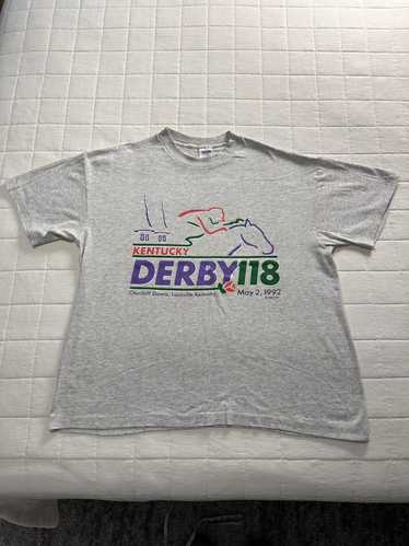 Vintage Vintage Kentucky Derby 118 T-Shirt Size XL