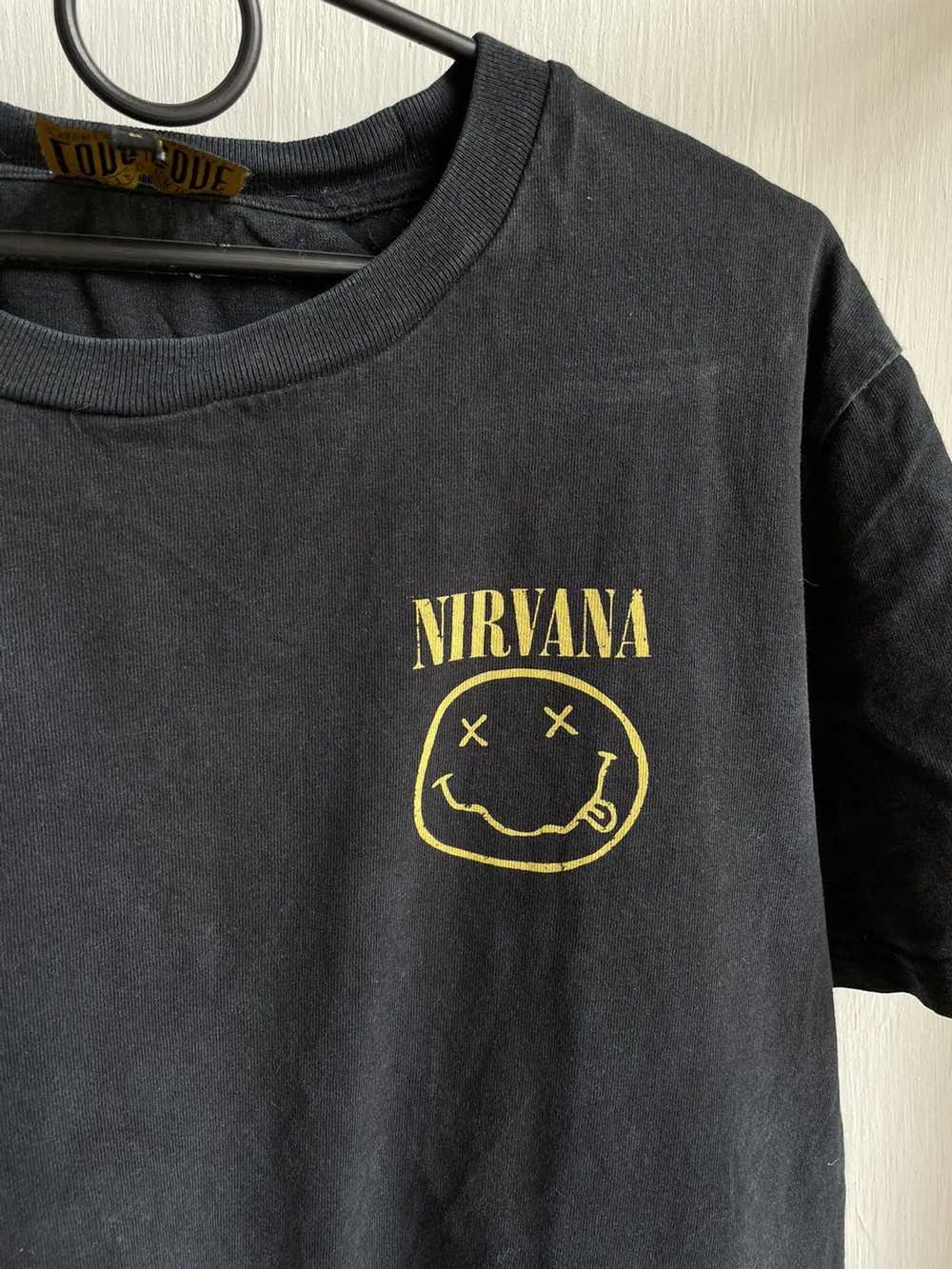 Band Tees × Nirvana × Rock Tees Nirvana Smile T-S… - image 3
