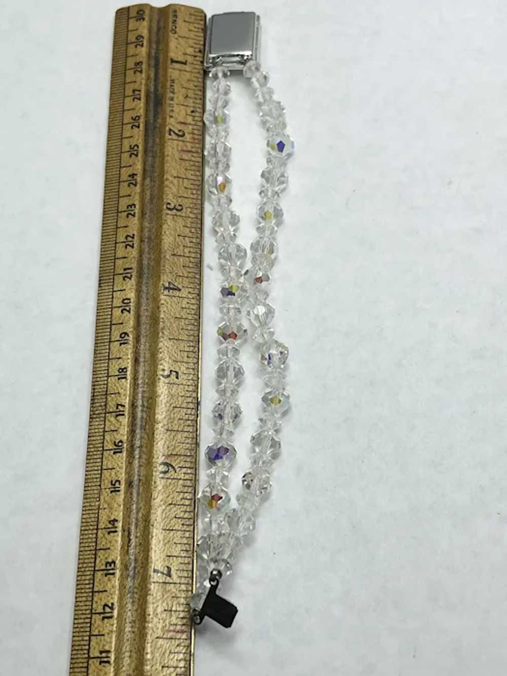 Vintage Rhinestone Crystal Bracelet - image 6