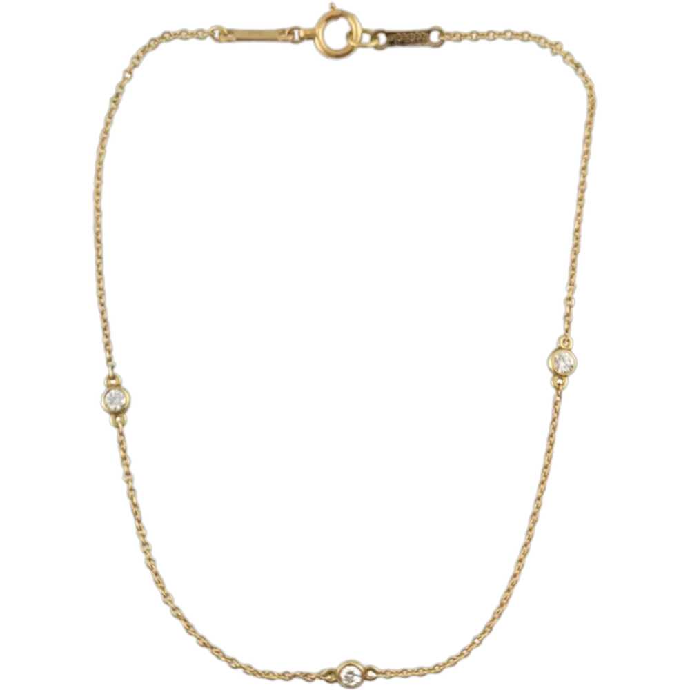Tiffany & Co Elsa Peretti 18K Yellow Gold Chain D… - image 1