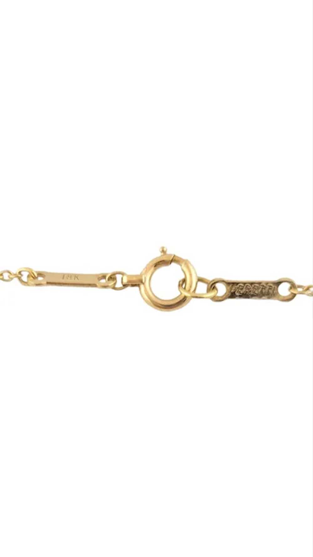 Tiffany & Co Elsa Peretti 18K Yellow Gold Chain D… - image 3