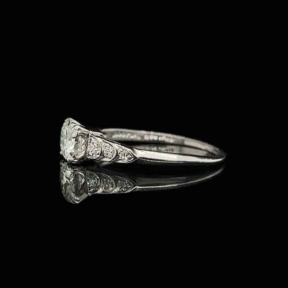 Art Deco .50ct. Diamond Antique Engagement - Fash… - image 3