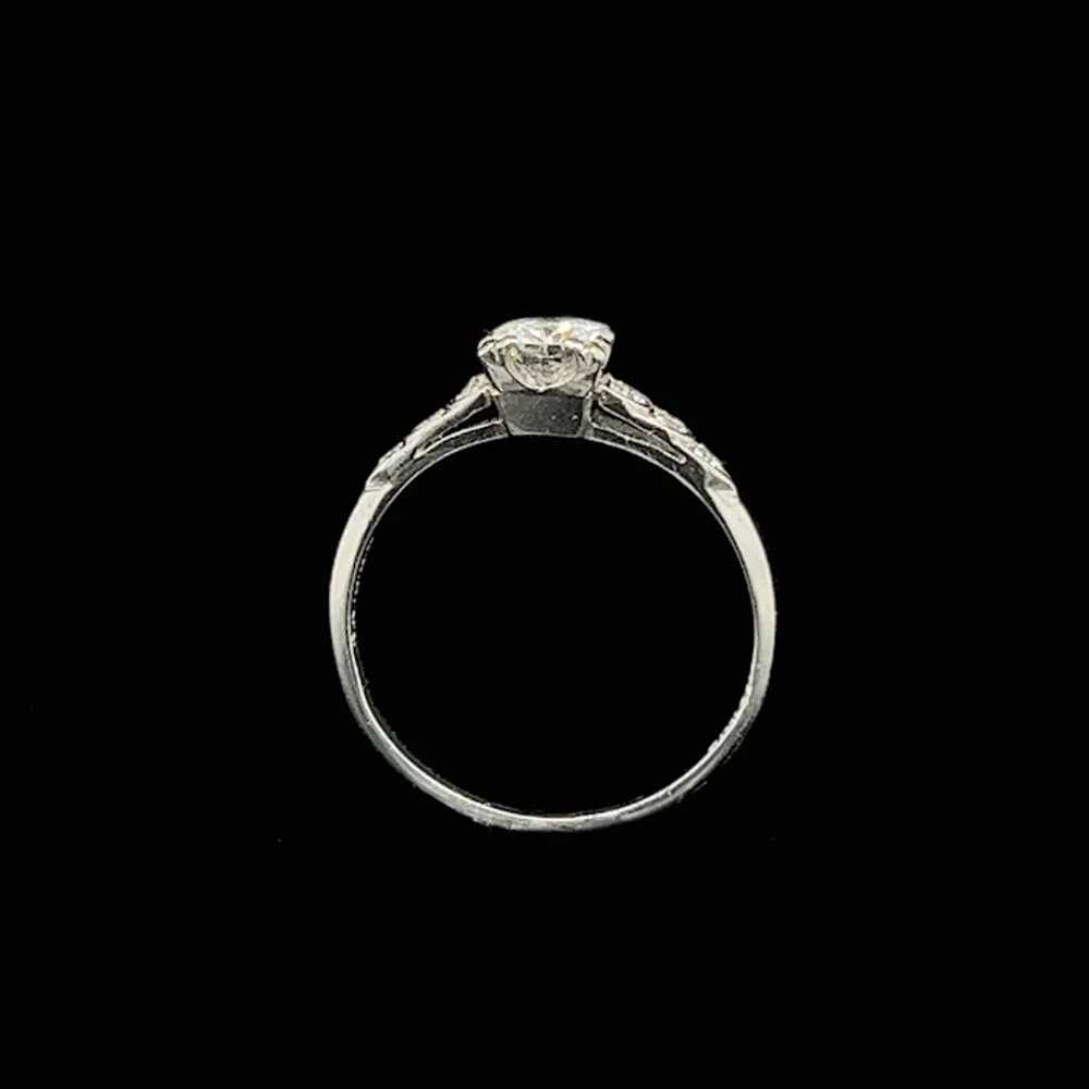 Art Deco .50ct. Diamond Antique Engagement - Fash… - image 5