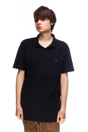 Gant GANT Black Pique Cotton Polo Shirt Size XL