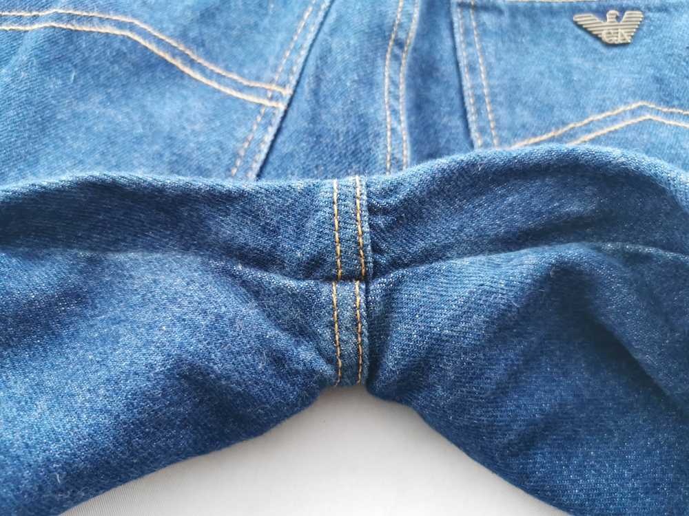Armani Vintage Armani Jeans Denim Made In Italy W… - image 6