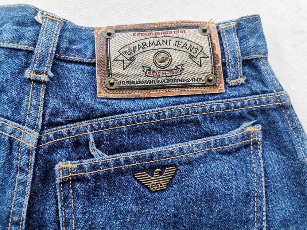 Armani Vintage Armani Jeans Denim Made In Italy W… - image 7