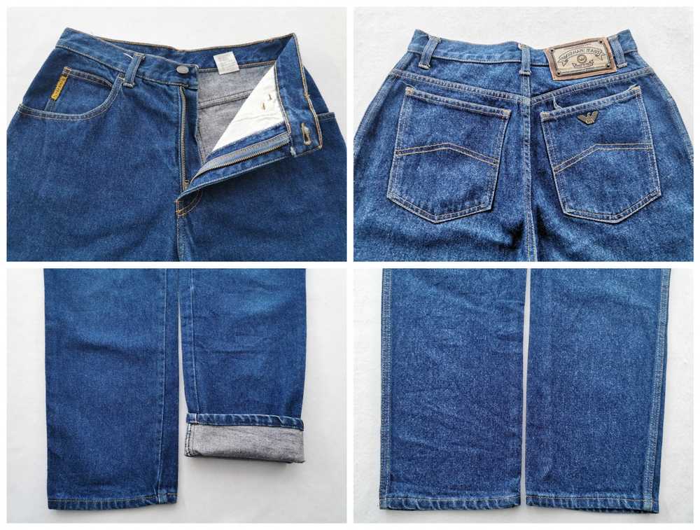 Armani Vintage Armani Jeans Denim Made In Italy W… - image 8