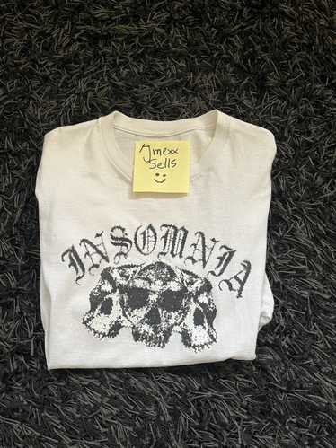 Insomnia Visuals Insomnia Skull T-Shirt White L - image 1