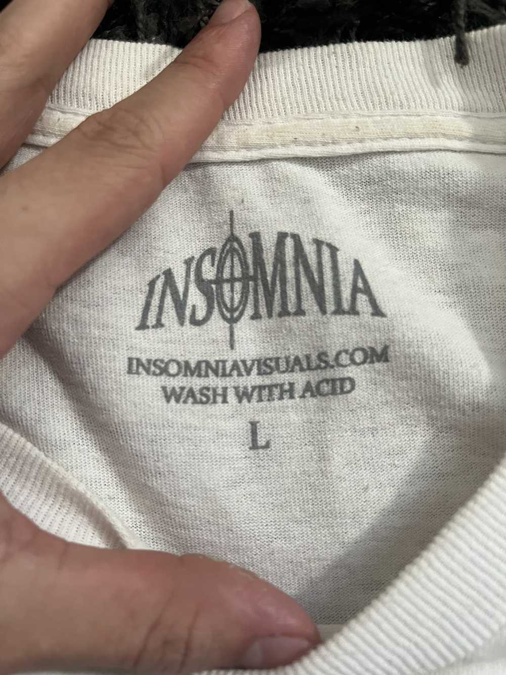 Insomnia Visuals Insomnia Skull T-Shirt White L - image 3
