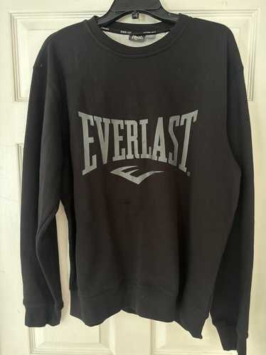 Vintage 90s Everlast Sweatshirt Everlast Crewneck Everlast Sweater Pullover  Everlast Sportswear Everlast Print Logo Grey Small