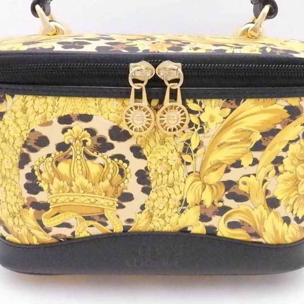 Versace Gianni Versace Handbag Vanity Bag Leopard… - image 2