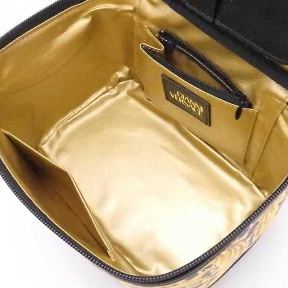 Versace Gianni Versace Handbag Vanity Bag Leopard… - image 4
