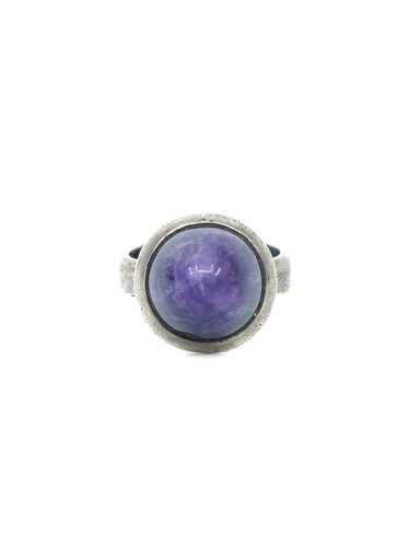 Sterling Silver Amethyst Point Ring