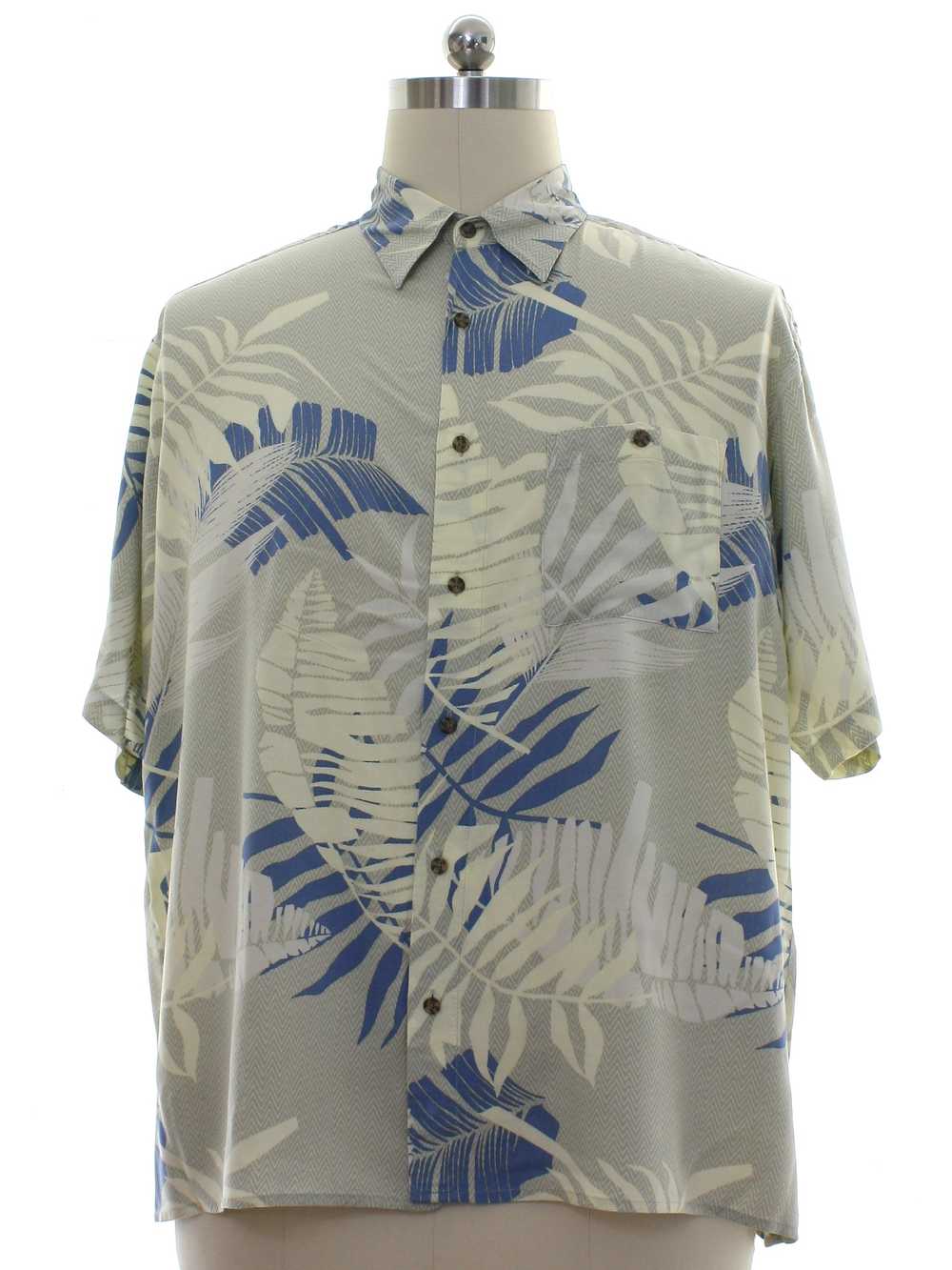 1980's Puritan Mens Rayon Hawaiian Shirt - image 1