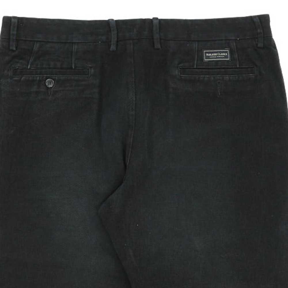 Marlboro Classics Trousers - 36W 25L Black Cotton - image 5
