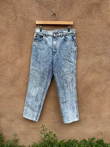 American Made Acid Wash Lee Jeans 32 x 32 - image 1