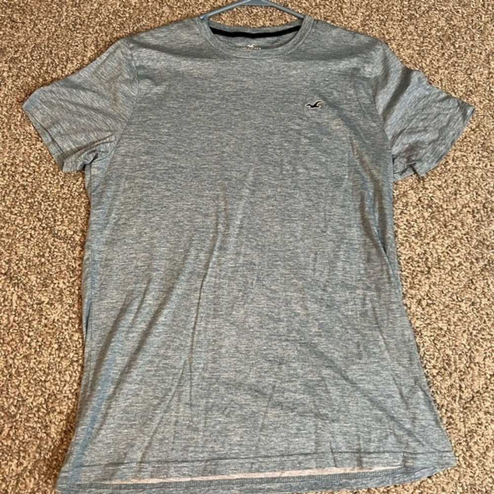 Men's Crewneck T-shirt - Size L - Hollister - Blue - image 1