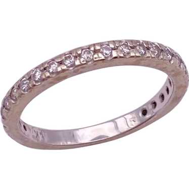Diamond Band Ring .24 CTW 14K White Gold