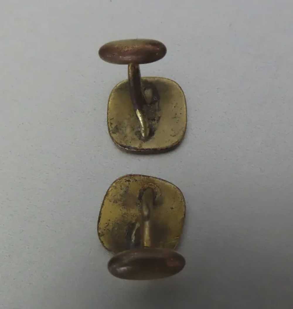 Pair of Early 20th Century Gold Filled Cufflinks … - image 7