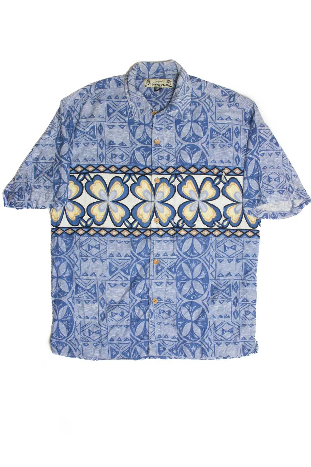 Vintage Harmony Flower Hawaiian Shirt - image 1