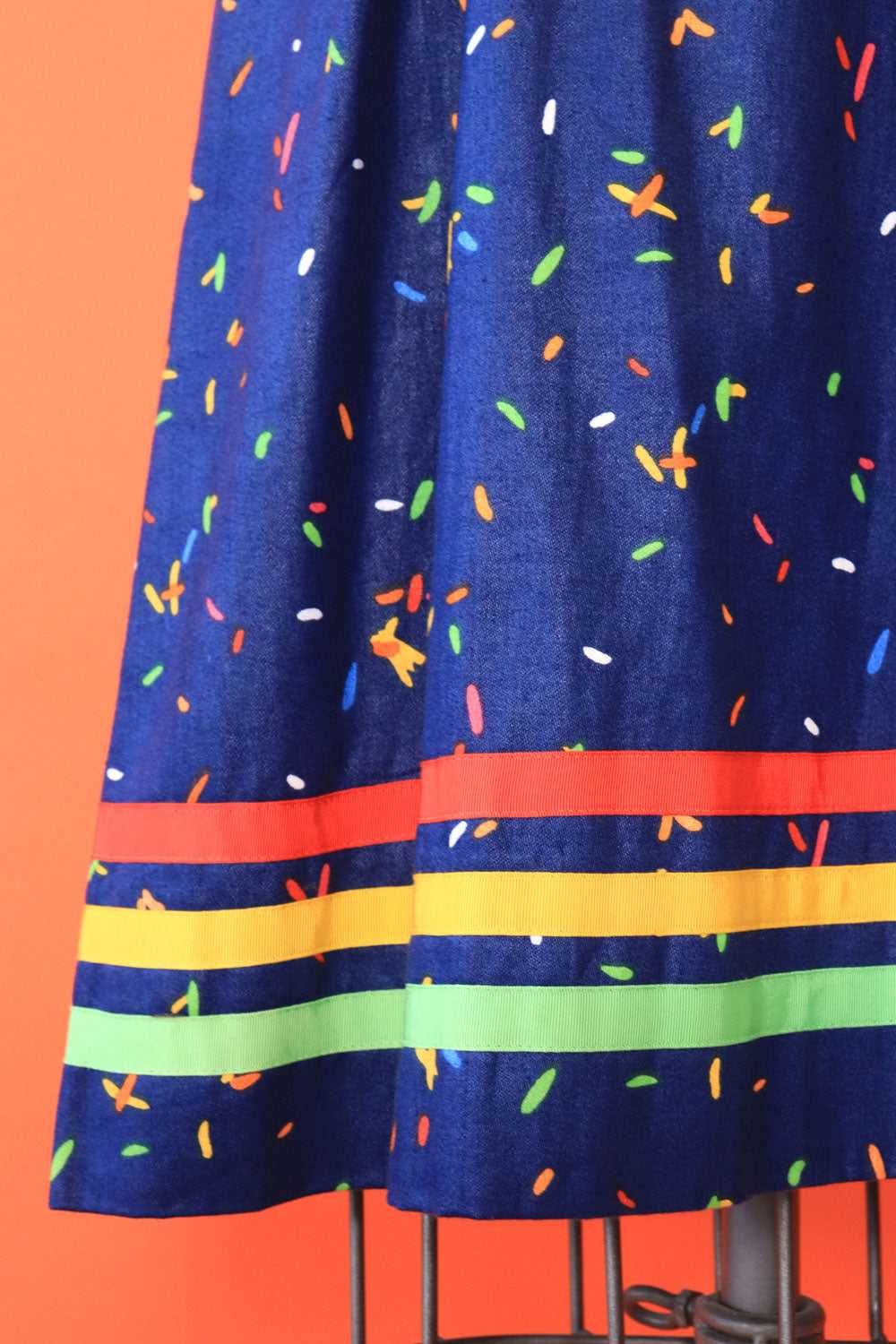 Blair Woolverton Cotton Confetti Dress XS - image 3