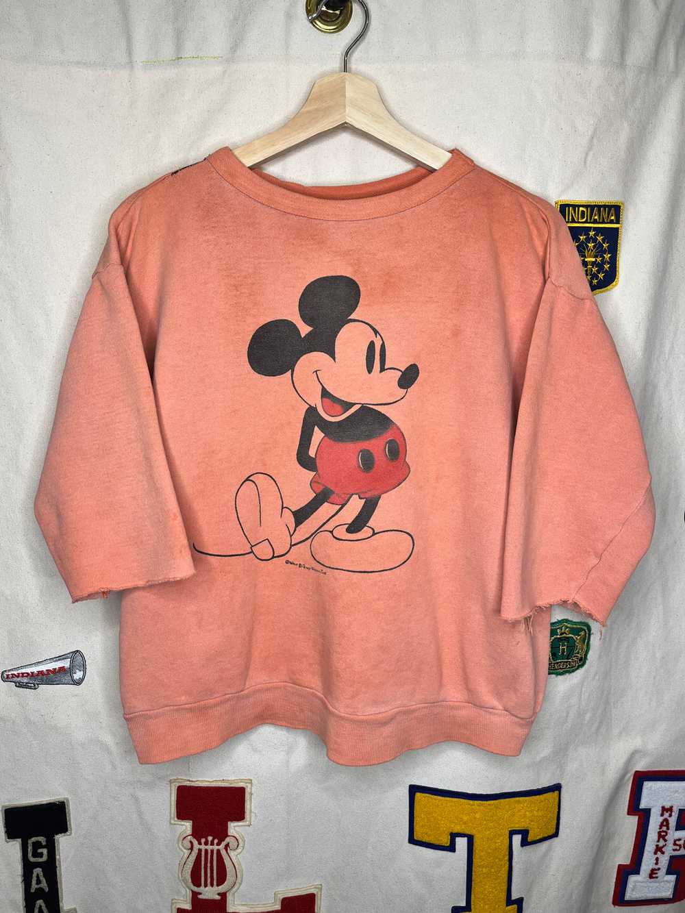 Vintage 1960's Mickey Mouse Crewneck Sweatshirt: … - image 1