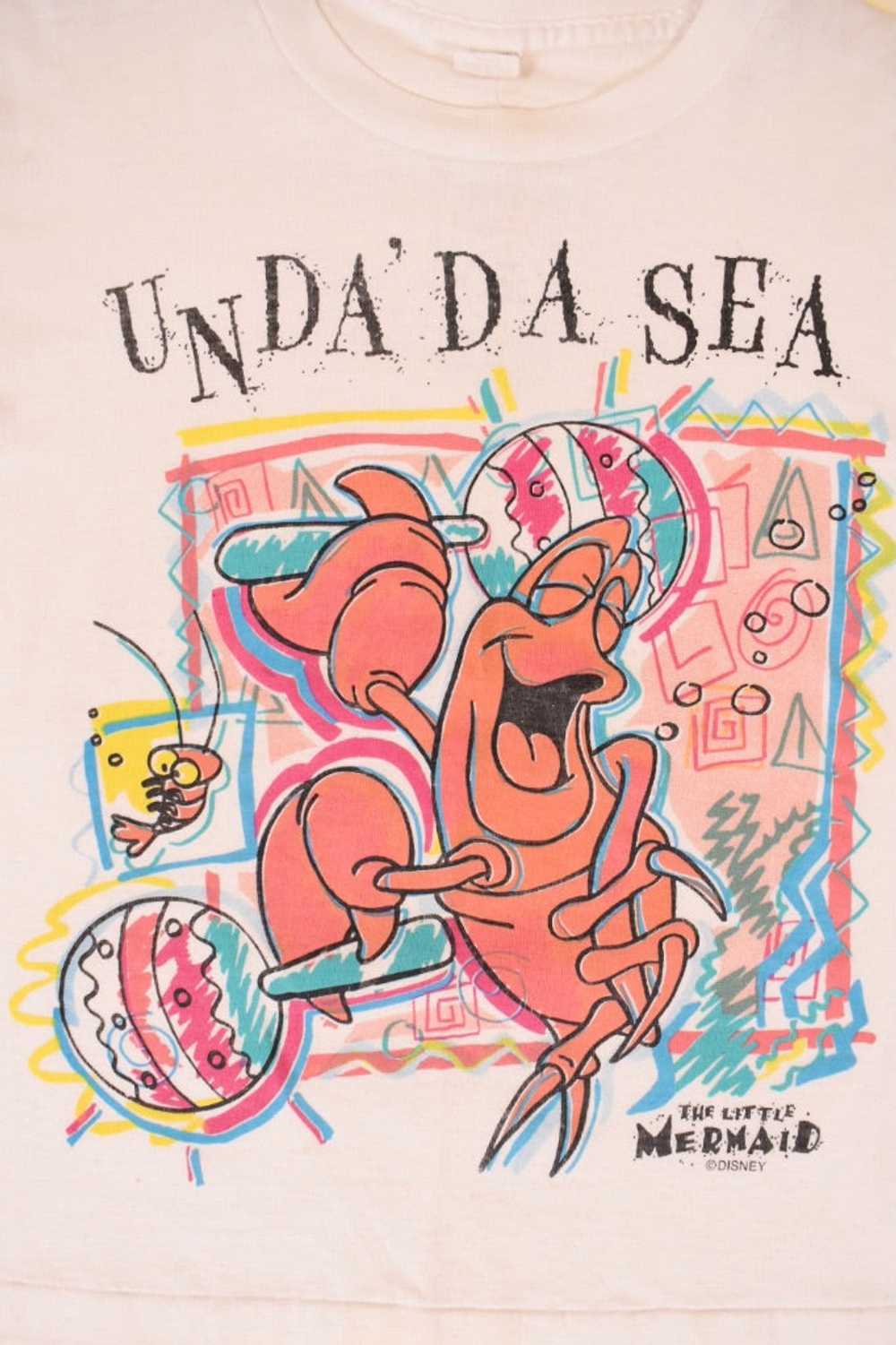 Single Stitch The Little Mermaid Unda Da Sea Tee … - image 3