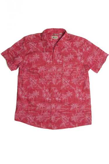 Vintage Red Line Art Hawaiian Shirt