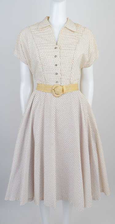 1950s Dress with Circle Skirt