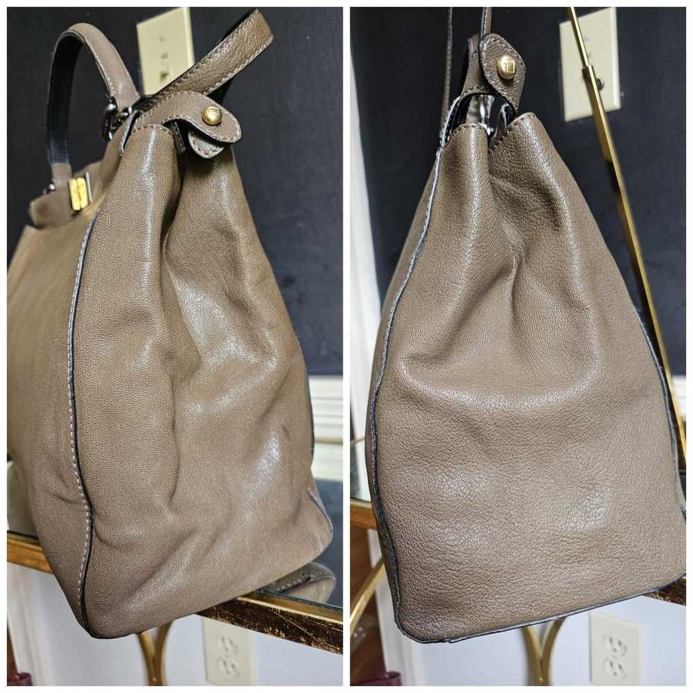 Fendi Peekaboo leather handbag - image 9