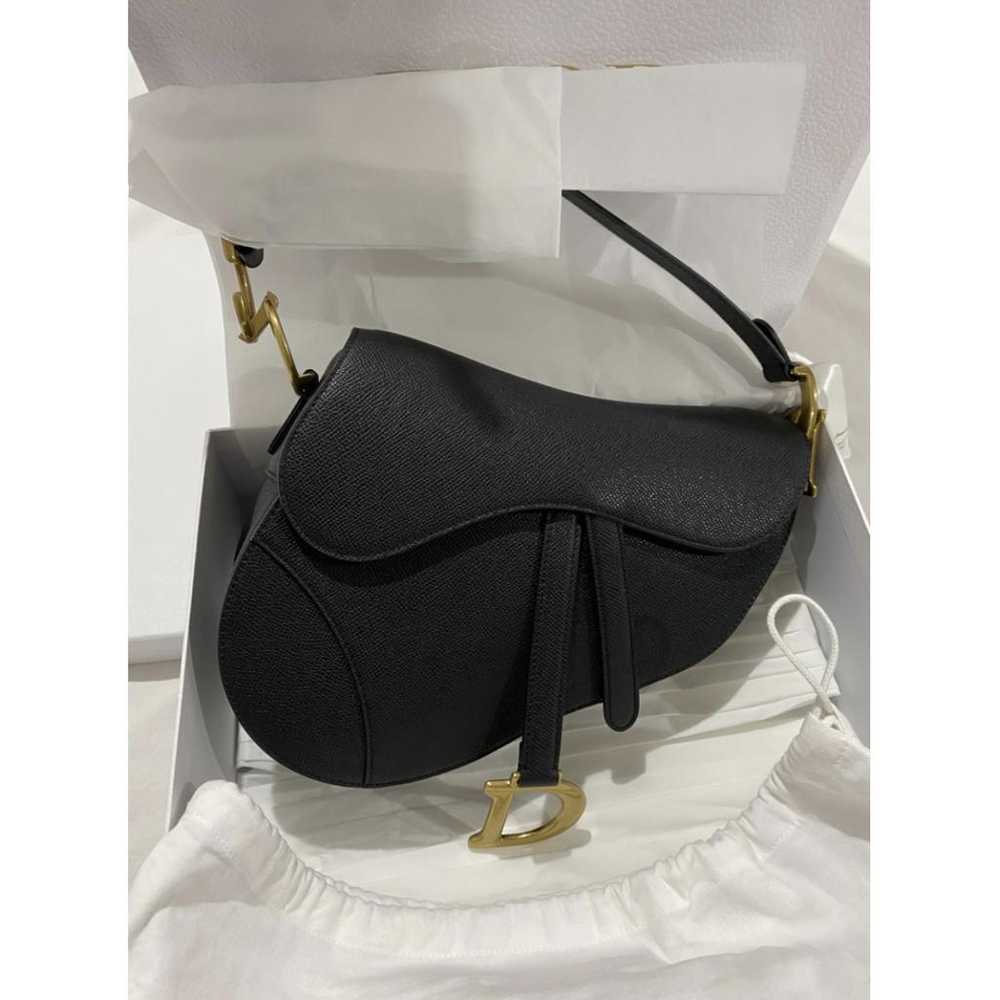 Dior Saddle leather handbag - image 4