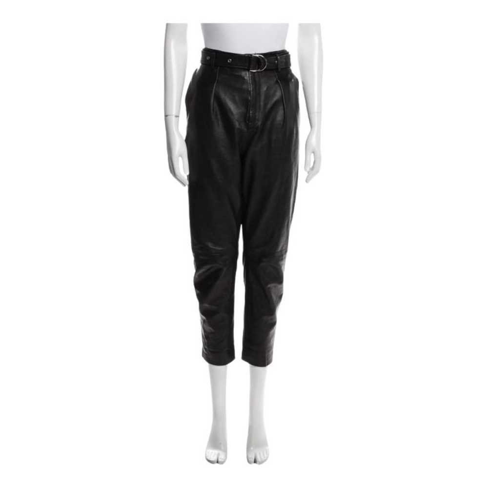 Iro Leather carot pants - image 1