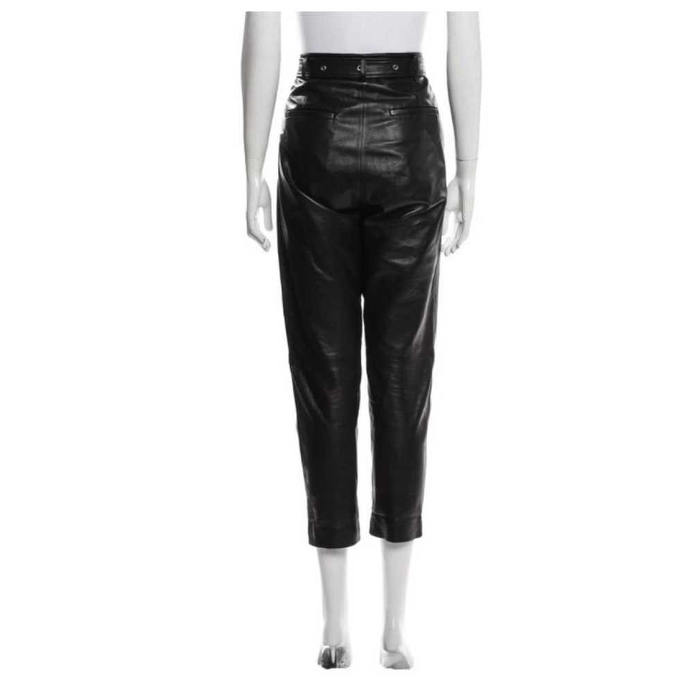 Iro Leather carot pants - image 2