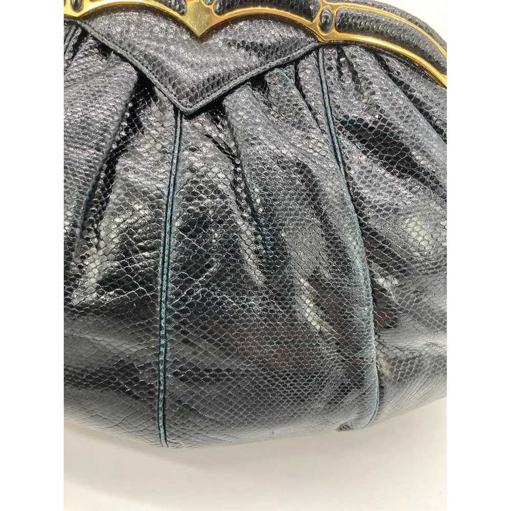 Judith Leiber Linen clutch bag - image 6