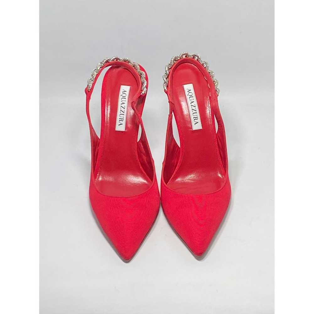 Aquazzura Cloth heels - image 4