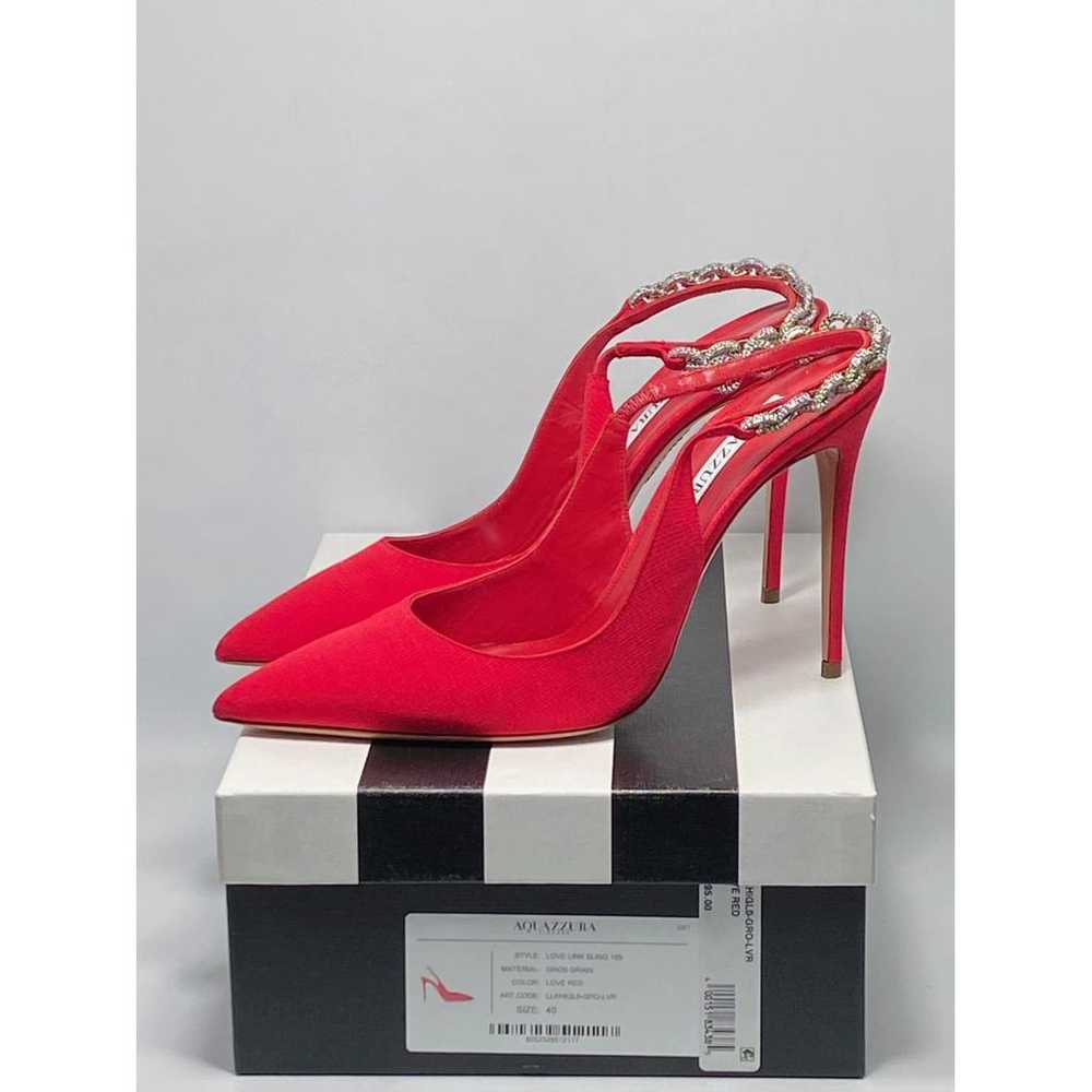 Aquazzura Cloth heels - image 9