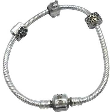 Pandora Sterling Silver Charm Bracelet - image 1