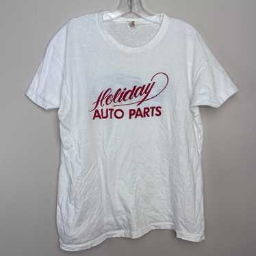 1970s Holiday Auto Parts Hot Rod T-Shirt, Size Lar