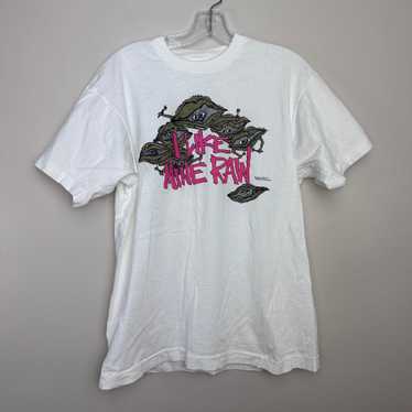 1990s I Like Mine Raw Oysters T-Shirt, Size M/L, … - image 1