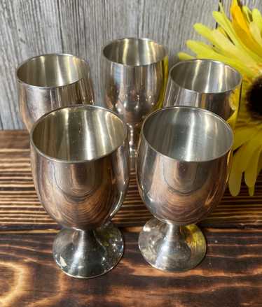 Vintage Hamo EPNS online Silver Plated 4 Egg Cups and Stand